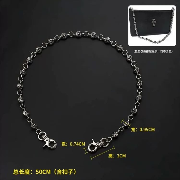 Cro bag chain accessories single purchase vegetable basket bucket bag decorative short chain handbag hanging jewelry