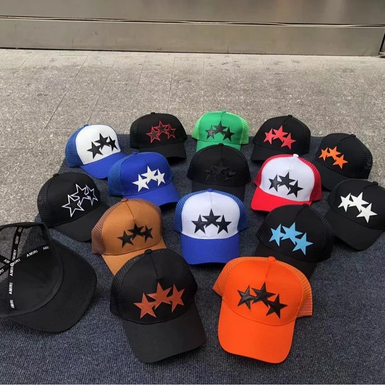The correct of the hat Star HAT Truck Cap Men's and Women's Canvas Baseball Cap European and American Truck Hat