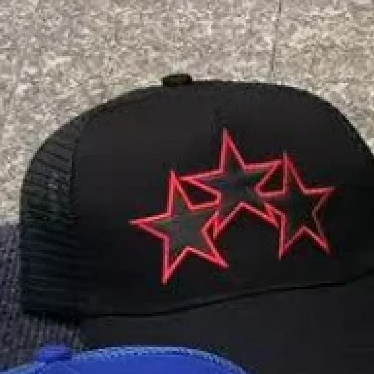 The correct of the hat Star HAT Truck Cap Men's and Women's Canvas Baseball Cap European and American Truck Hat image 2
