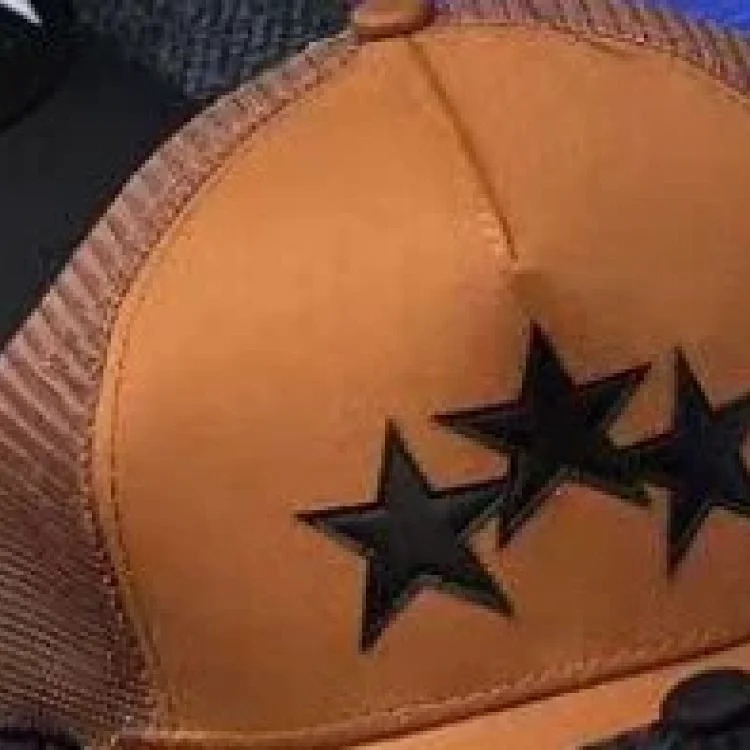 The correct of the hat Star HAT Truck Cap Men's and Women's Canvas Baseball Cap European and American Truck Hat image 6