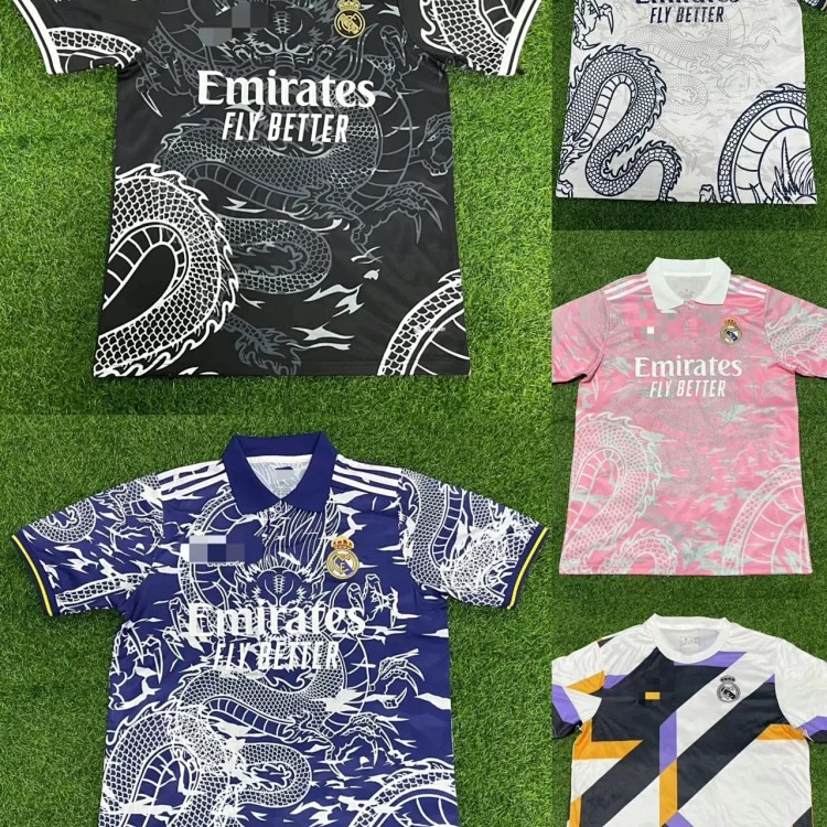 23/24 Real Madrid jersey new dragon pattern special edition