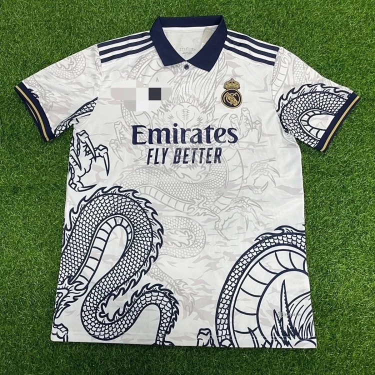 23/24 Real Madrid jersey new dragon pattern special edition image 4
