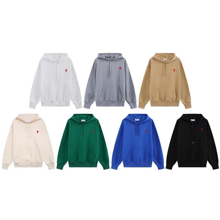 2021 early ax embroidered hooded sweatshirt for men and women, 380g sweatshirt terry fabric