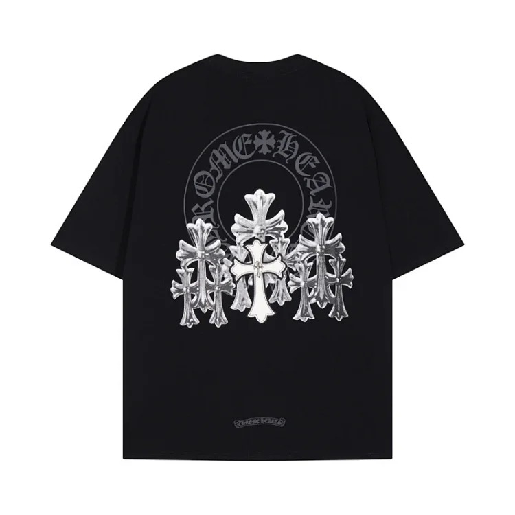 Chr Hert 24 new summer fashion brand short-sleeved European and American street short-sleeved T-shirt series for men and women image 5