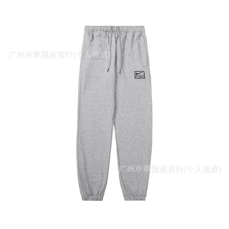 Spot European and American S letter co-branded series embroidery loose simple terry suit
