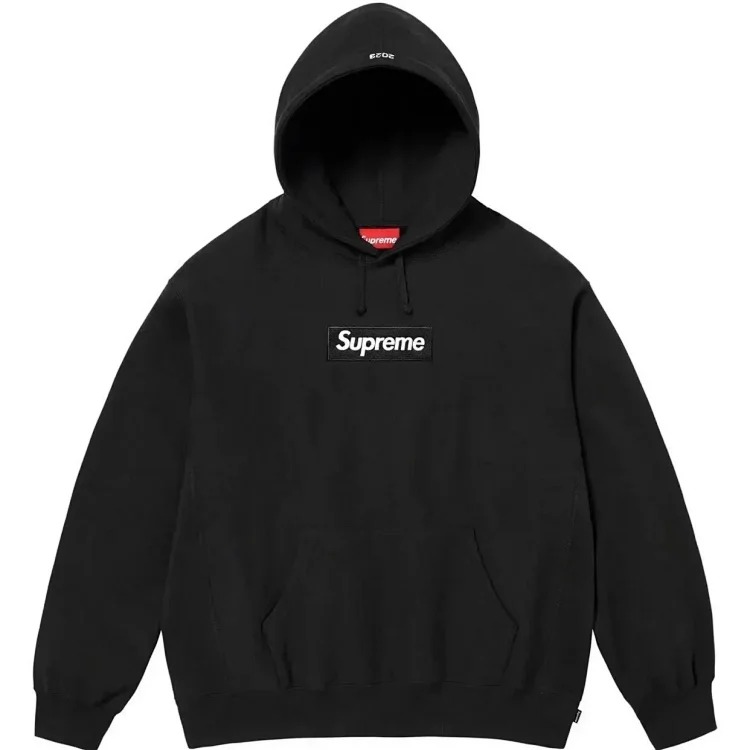 SupÓme FW 23 BIG LOGO JACQÓUARD HOODIE