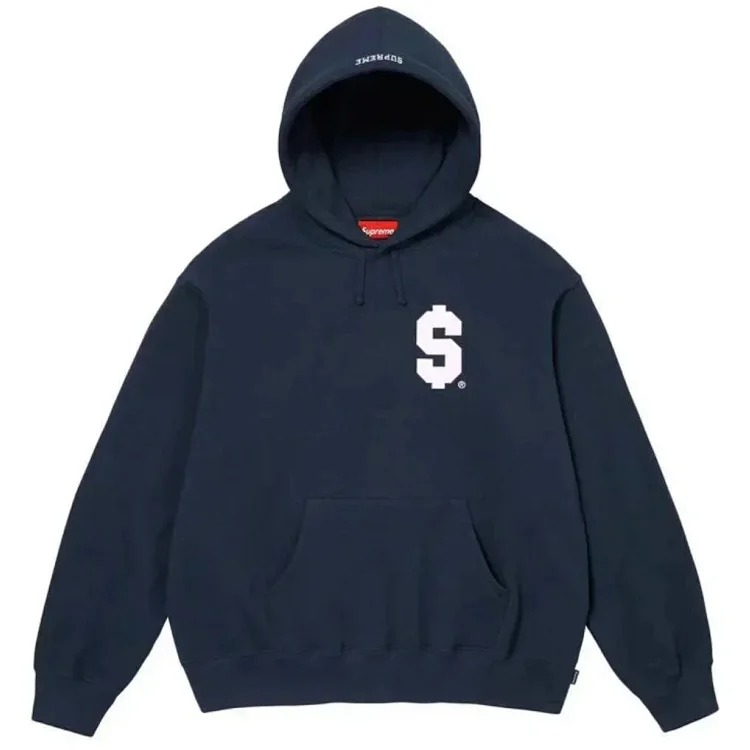 SupÓme FW 23 BIG LOGO JACQÓUARD HOODIE