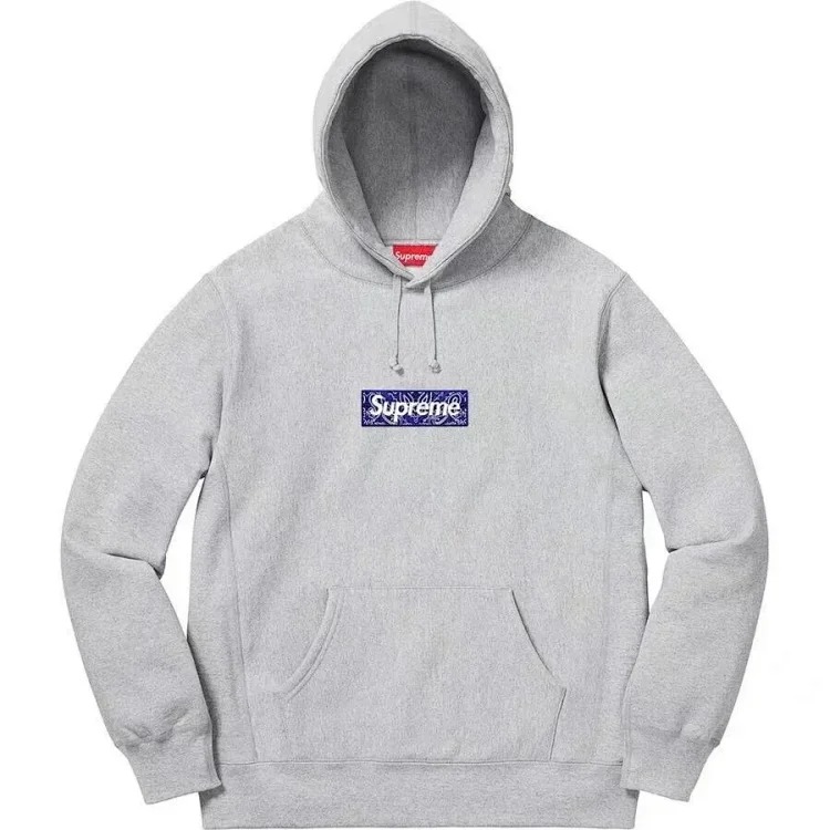 SupÓme FW 23 BIG LOGO JACQÓUARD HOODIE