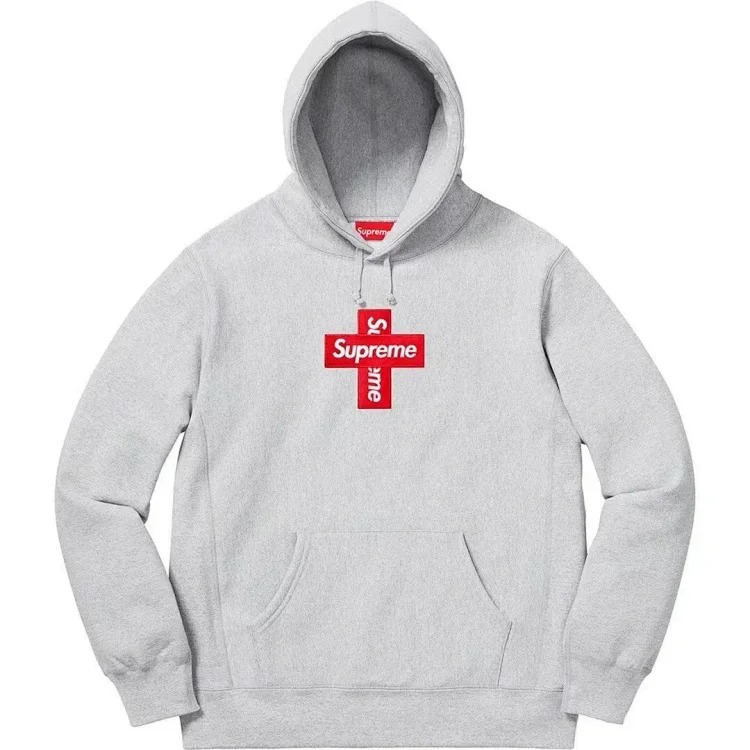 SupÓme FW 23 BIG LOGO JACQÓUARD HOODIE