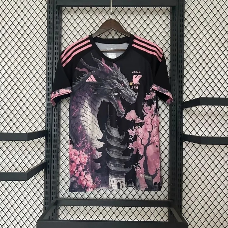 24/25 Japan Thai Kiyomizu Temple special edition artistic style football uniform short-sleeved T-shirt pattern