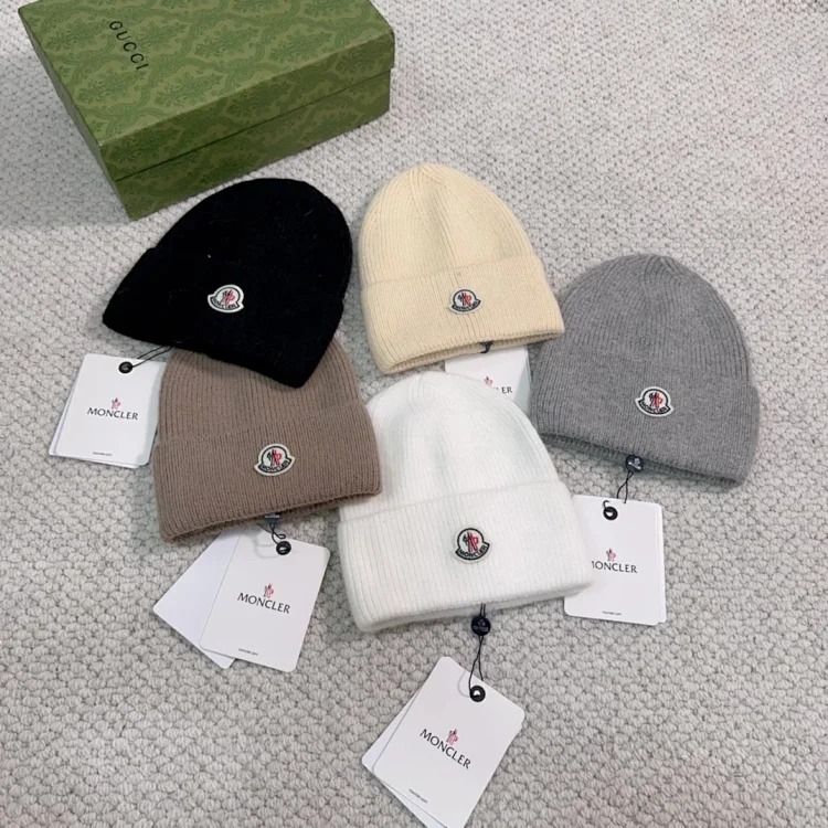 Mon Knitted Hat Early Autumn Rabbit Hair Fine Knit