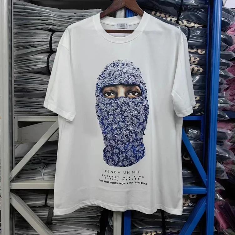 Ih Nom Uh Nit Stranger Things Pearl Masked Men's and Women's Short Sleeve Loose Street T-Shirt image 3