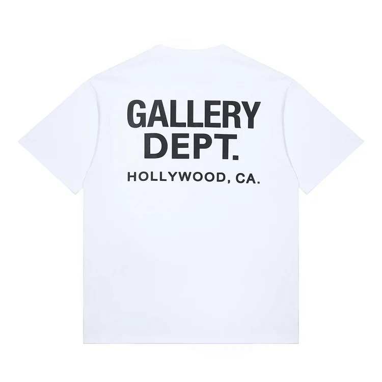 Asics Gallery basic style letter logo printed casual men's and women's loose short-sleeved T-shirt