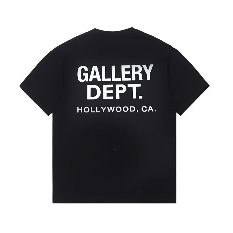 Asics Gallery basic style letter logo printed casual men's and women's loose short-sleeved T-shirt