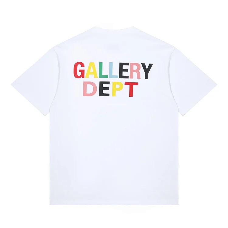Asics Gallery basic style letter logo printed casual men's and women's loose short-sleeved T-shirt