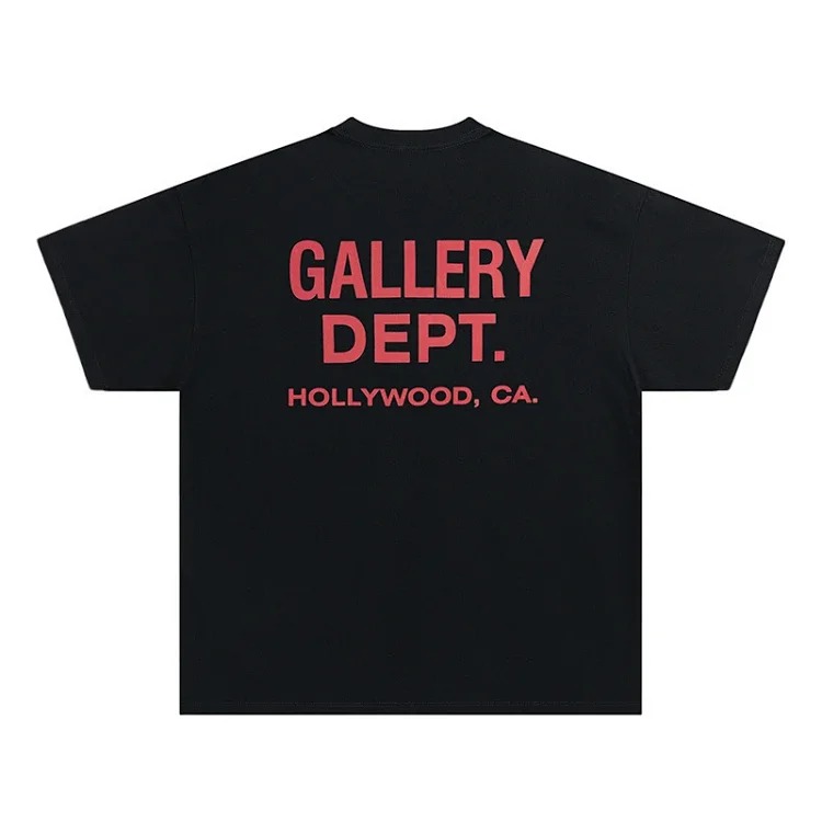 Asics Gallery basic style letter logo printed casual men's and women's loose short-sleeved T-shirt