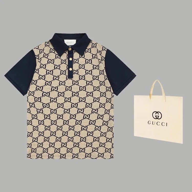 Louis Vuitton Gu classic old flower jacquard stand collar pl