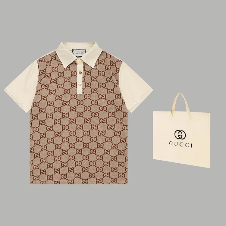 Louis Vuitton Gu classic old flower jacquard stand collar pl