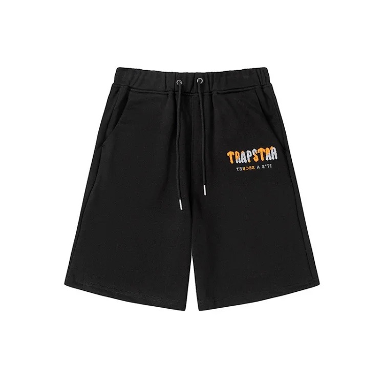 Trapstar gradient towel embroidered short-sleeved T-shirt summer sports casual shorts set image 5