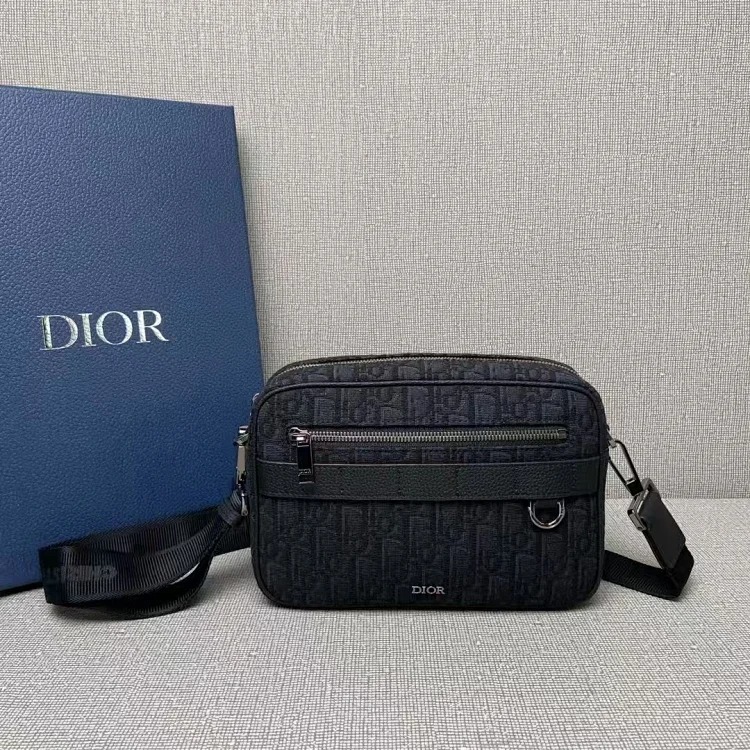 Dior D~ Oblique jacquard messenger bag original 1:1 image 3