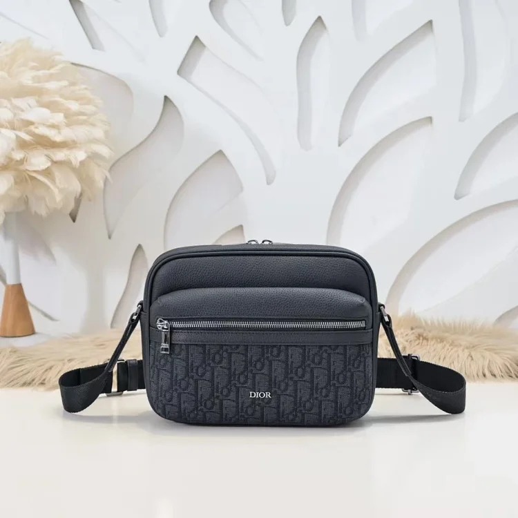 Dior D~ Oblique jacquard messenger bag original 1:1 image 4