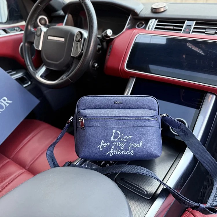 Dior D~ Oblique jacquard messenger bag original 1:1 image 6