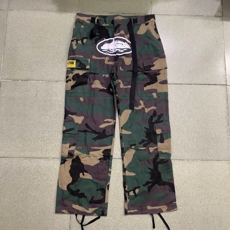 CORTEIZ men's and women's loose pocket cargo trousers truck straight pants