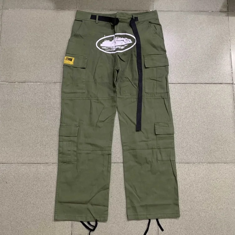 CORTEIZ men's and women's loose pocket cargo trousers truck straight pants