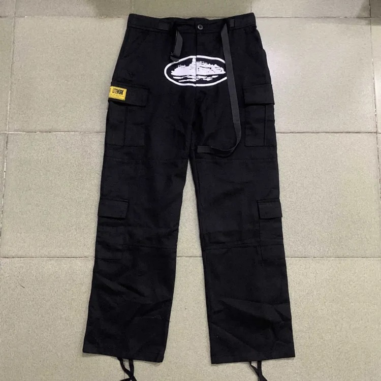 CORTEIZ men's and women's loose pocket cargo trousers truck straight pants