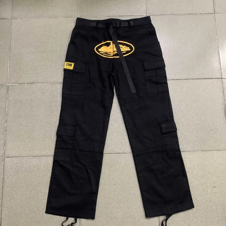CORTEIZ men's and women's loose pocket cargo trousers truck straight pants