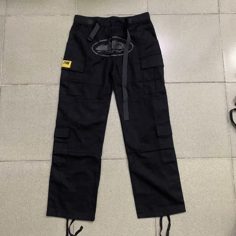 CORTEIZ men's and women's loose pocket cargo trousers truck straight pants