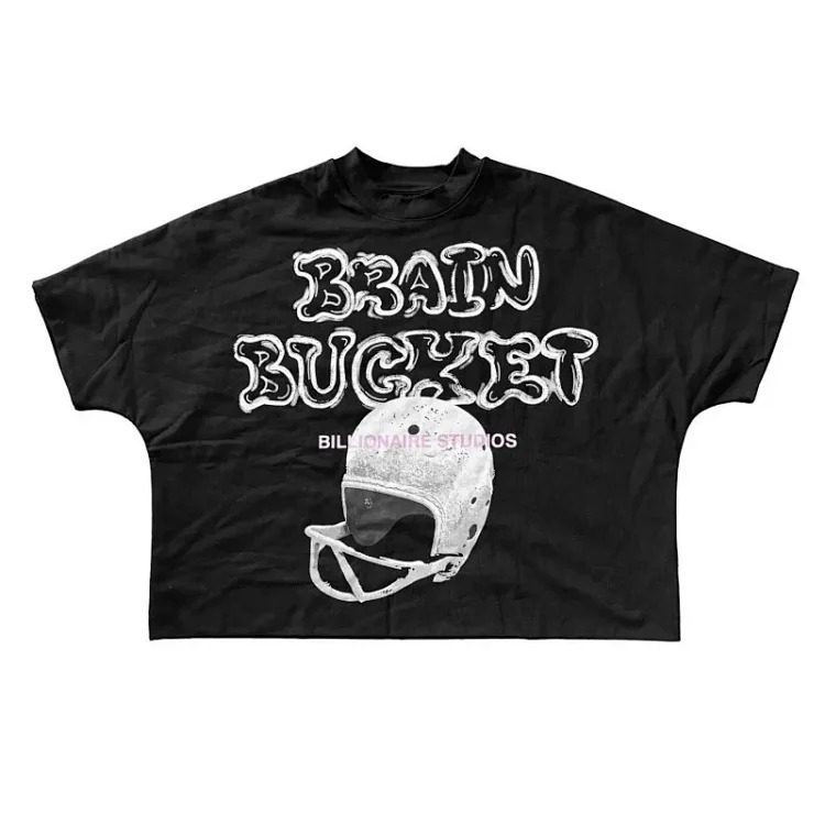 Mixed Emotion short-sleeved T-shirt men's and women's high street half-sleeve image 6