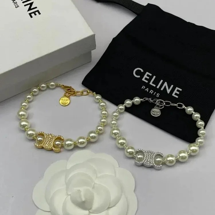 Celine Pearl bracelet, French Arc de Triomphe, versatile style, popular style, DIY Saijia bracelet, retro style