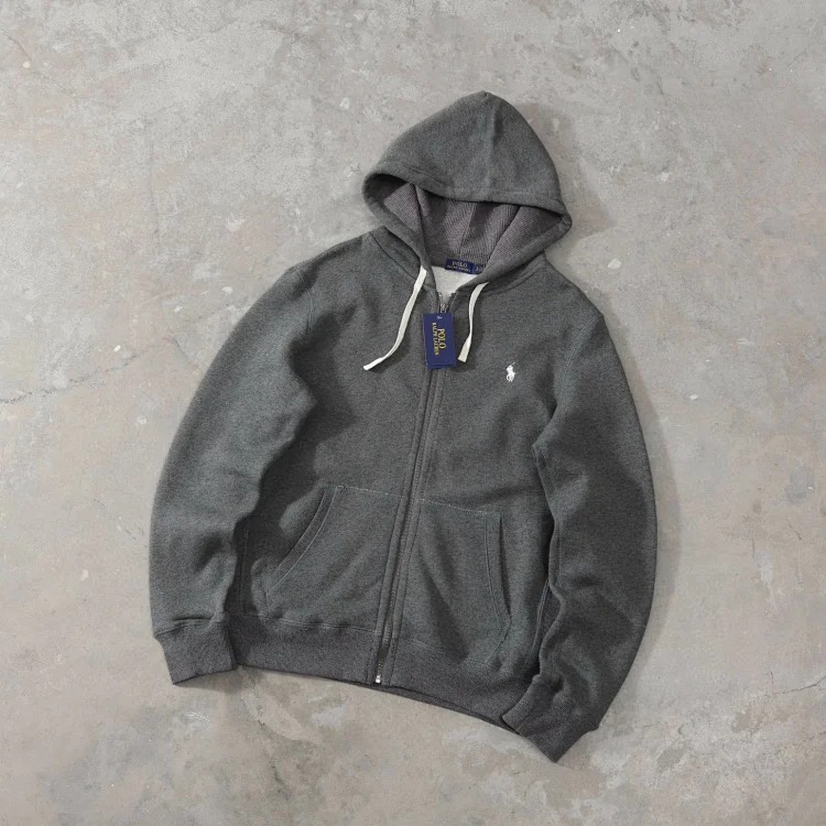 10435 pugongying pony embroidered zipper jacket