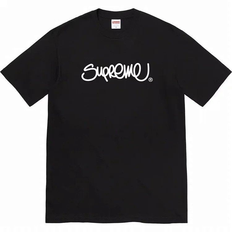 Cross-border original beauty trend Sup letter printing BOX high short-sleeved T-shirt for men and women loose street fashion one piece dropshipping 3