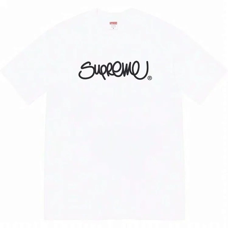 Cross-border original beauty trend Sup letter printing BOX high short-sleeved T-shirt for men and women loose street fashion one piece dropshipping 3