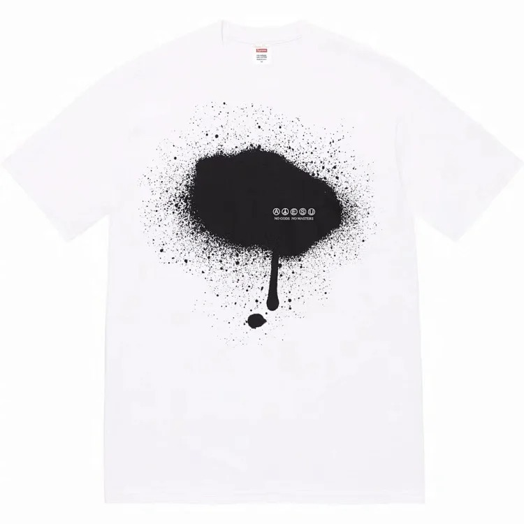Cross-border original beauty trend Sup letter printing BOX high short-sleeved T-shirt for men and women loose street fashion one piece dropshipping 3