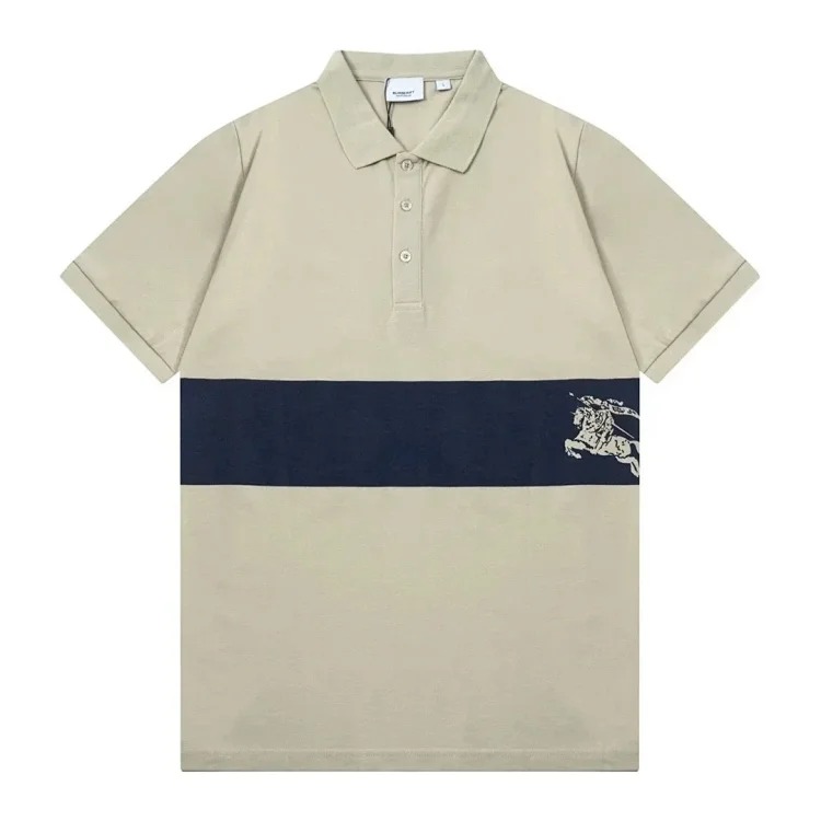 Burberry fashionable and versatile polo shirt-006 image 3