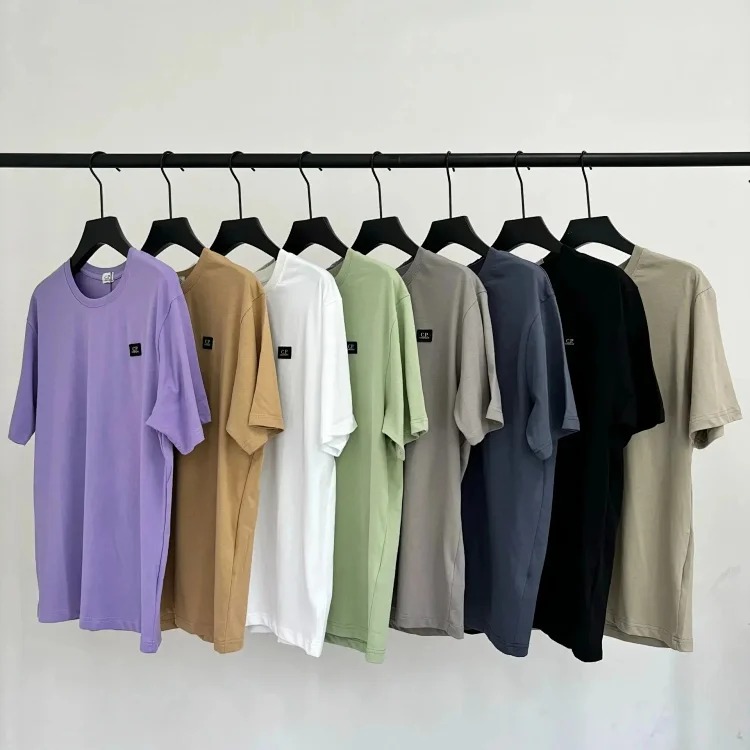 Summer men's pure cotton casual round neck short-sleeved T-shirt, handsome, simple and casual sports-CY