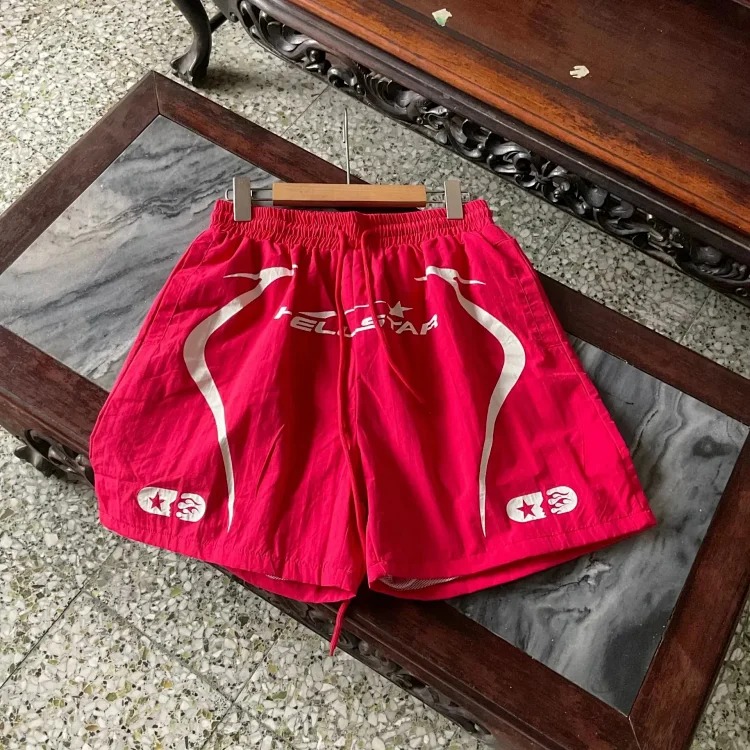 Style casual shorts with goddess lettering printed on the sides, same style beach pants for men and women, one piece wholesale delivery - CY image 3