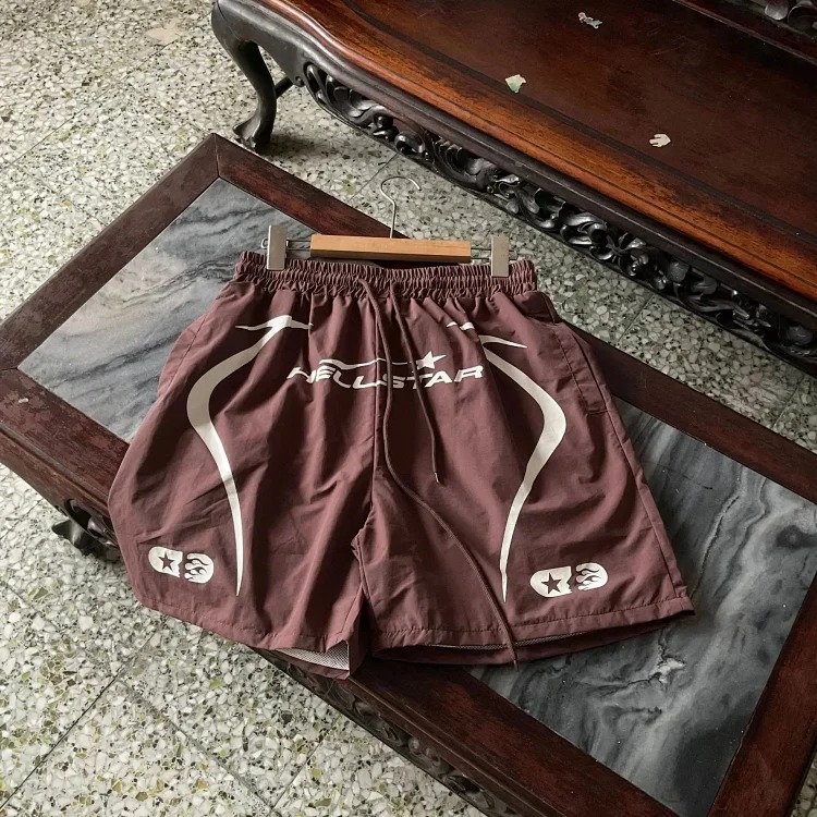 Style casual shorts with goddess lettering printed on the sides, same style beach pants for men and women, one piece wholesale delivery - CY image 5