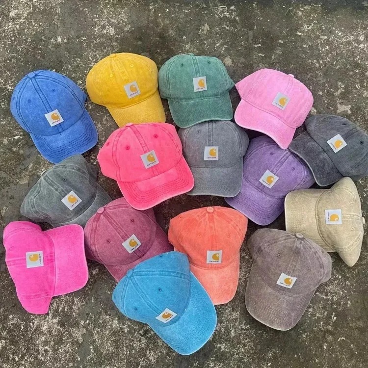 C washed old peaked cap