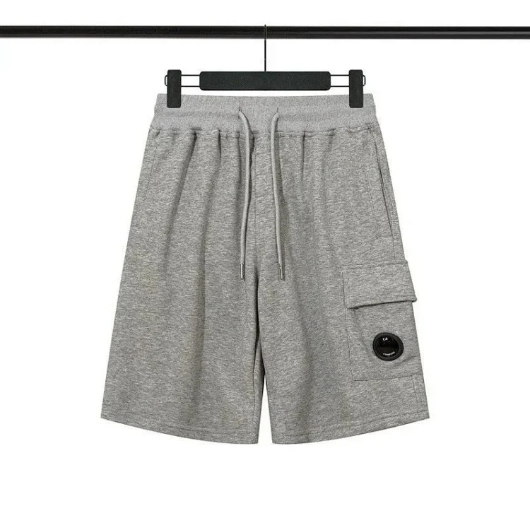Lens men's and women's loose sports casual pants couple shorts-CY