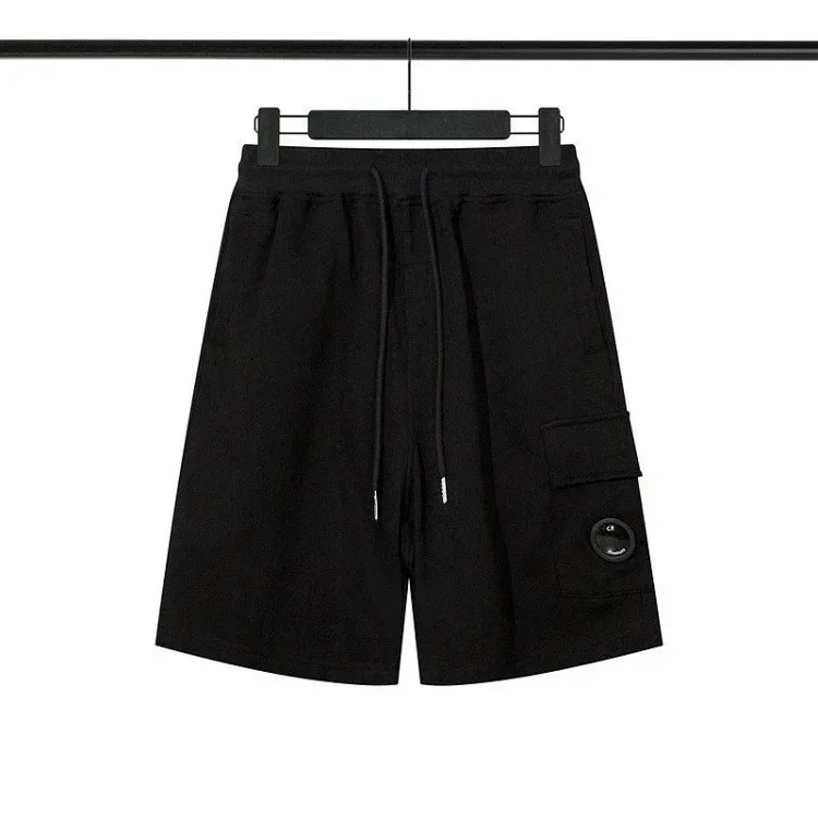Lens men's and women's loose sports casual pants couple shorts-CY
