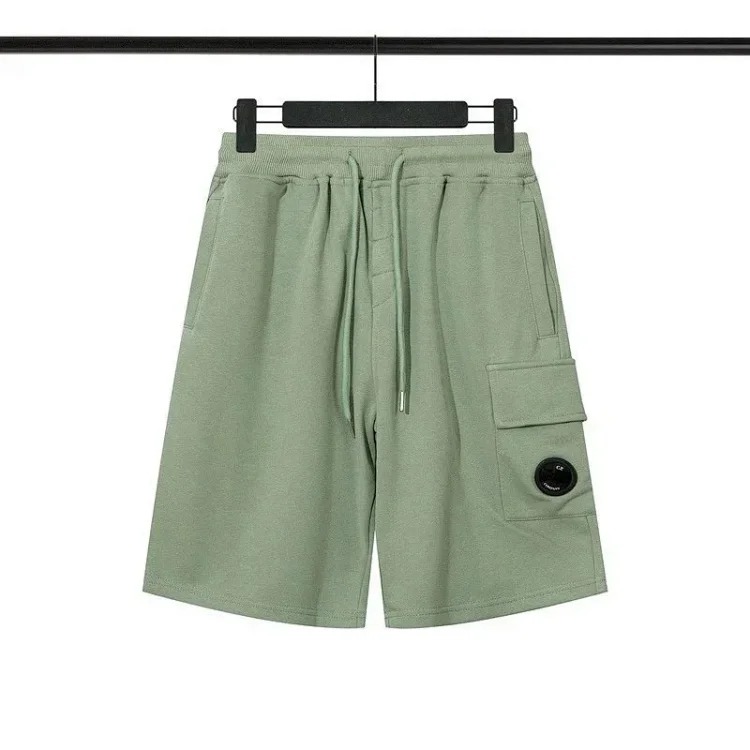 Lens men's and women's loose sports casual pants couple shorts-CY