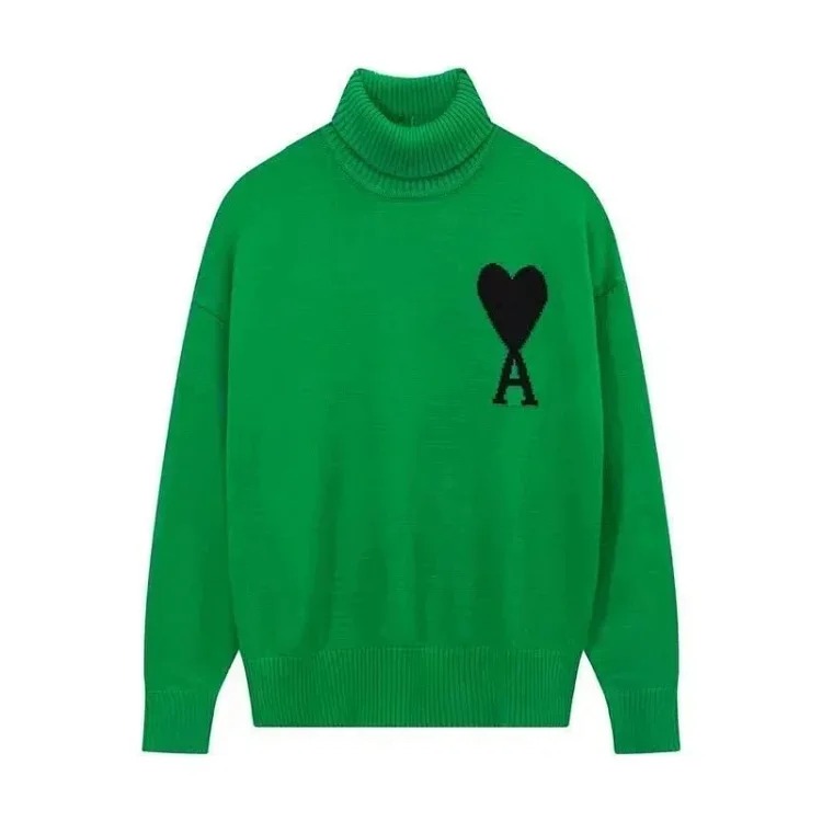 Fashionable love turtleneck sweater