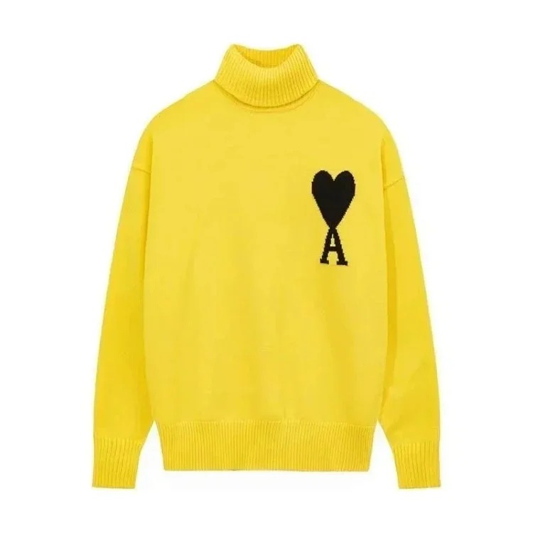 Fashionable love turtleneck sweater