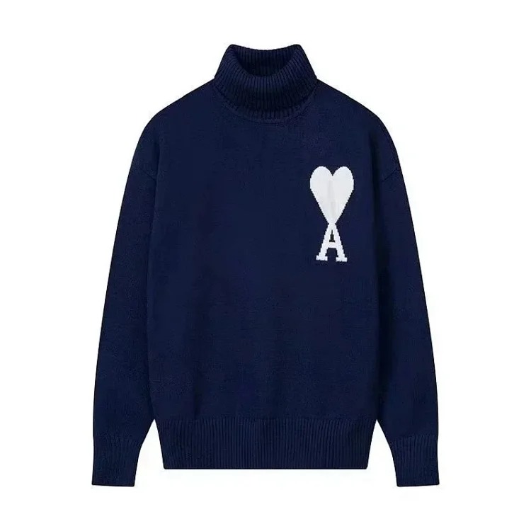 Fashionable love turtleneck sweater