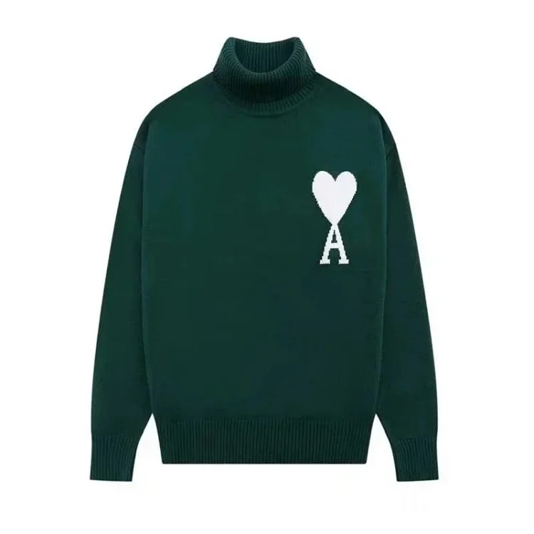 Fashionable love turtleneck sweater