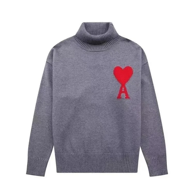 Fashionable love turtleneck sweater